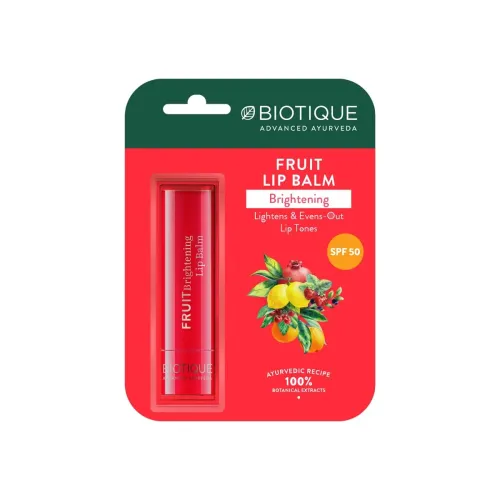 Image of Biotique Fruit Brightening Lip Balm 4g