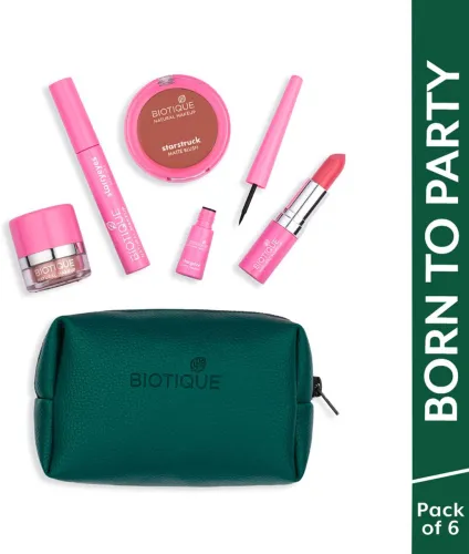 Image of BIOTIQUE Makeup Gift Kit in Pouch (Set of 6)