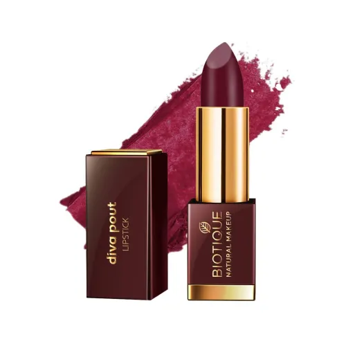 Image of Biotique Natural Makeup Diva Pout Lipstick 4g