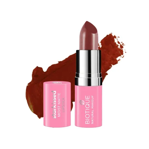 Image of Biotique Natural Makeup Starkissed Moist Matte Lipstick