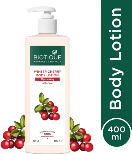 Image of BIOTIQUE Winter Cherry Rejuvenating Body Lotion