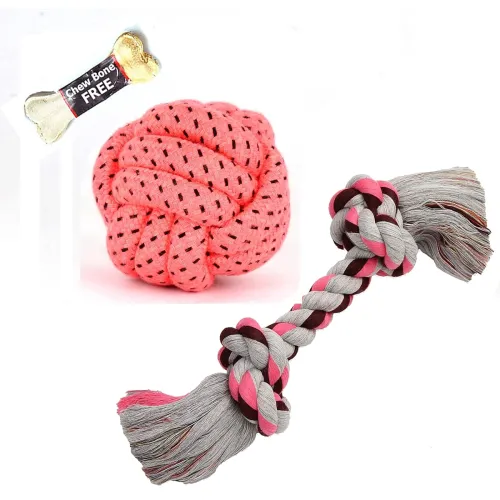 Image of BLACK DOG Puppies and Dogs Chew Rope Toy