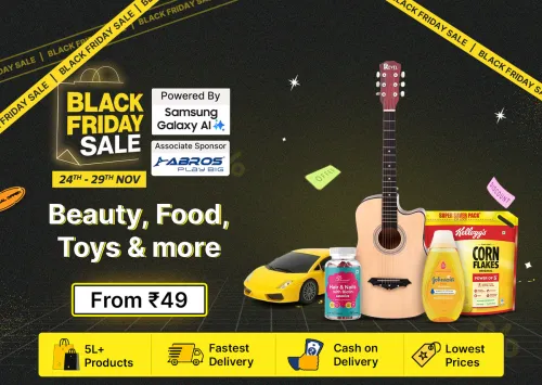 Image of Black Friday Sale | Beauty, Food, Toy & more From ₹49