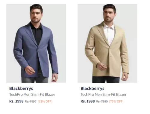 Image of Blackberry Blazers Minimum 75% Discount