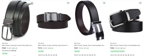 Image of Blacking Belts upto 89% Off
