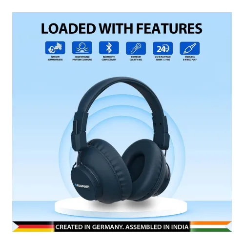 Image of Blaupunkt BH41 Over-Ear Bluetooth Headphones