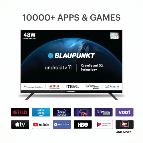 Image of Blaupunkt CyberSound G2 Series 108 cm (43 inch) Full HD LED Smart Android TV 2023 Edition