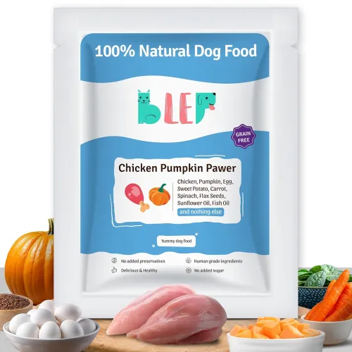 Image of BLEP Chicken Pumpkin Pawer, 100g pack of 1, fresh wet dog food.