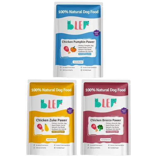 Image of BLEP Healthy Dog Food for Adult & Puppies 3 Pack