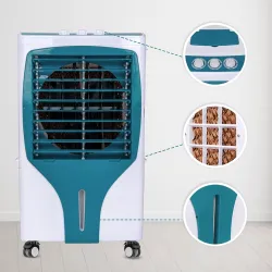 Bliss Collection - 36 L Air Cooler with Anti Bacterial Honeycomb Pads, 3rd Turbo Fan .