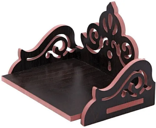 Image of Bloriza Wooden Wall Mounted Hanging Puja Temple