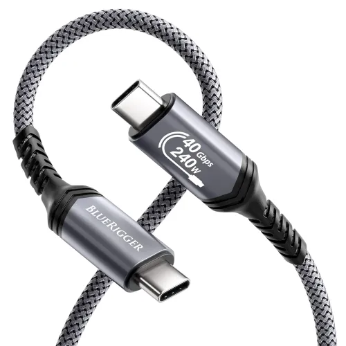 Image of BlueRigger 3 ft USB‑C 4.0 Cable – 240 W PD