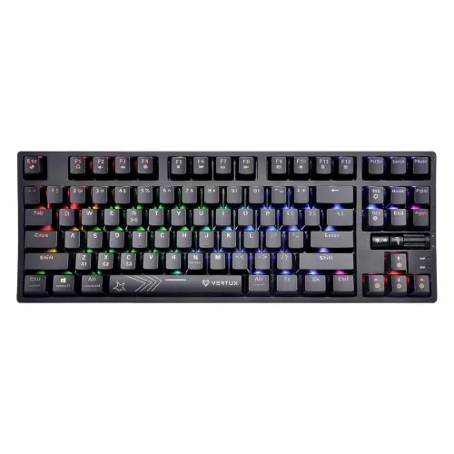 Image of Bluetooth Gaming Keyboard,Anti-Ghosting 80% TenKeyLess Wired/Wireless Keyboard with 1.8m USB-C Cable .