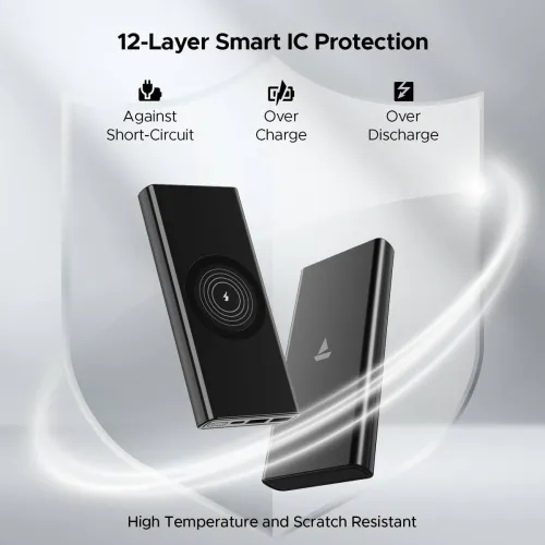 Image of boAt 10000 mAh 22.5 W Wireless Power Bank