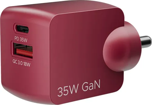Image of boAt 35 W GaN 3 A Wall Charger for Mobile (Monarch Red).