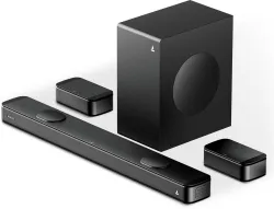 boAt Aavante Prime 5.1.2 5050DA, Dolby Atmos, Wireless Satellites, Remote Control 550 W Bluetooth Soundbar (Premium Bla