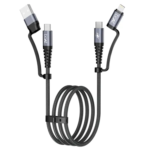 Image of boAt FlexiCharge 400 4-in-1 Charging Cable 60W