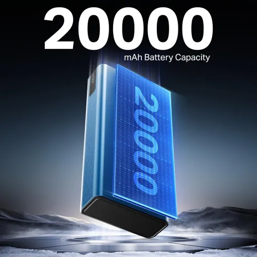 Image of boAt Newly Launched PB435 Turbo 35W Power Bank with 20000mAh Battery, 35W 2-Way Super Fast Charging |