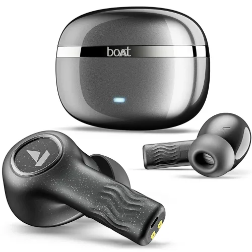 Image of boAt Nirvana Iris Truly Wireless in Ear Ear Buds w/Up to 32 dB Active Noise Cancellation.
