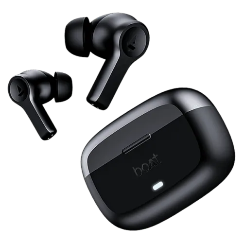 Image of boAt Nirvana Lucid TWS (ANC, ASAP Charge, IPX5, Gunmetal Black) 