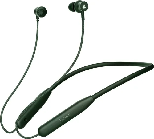 Image of boAt Rockerz 110 Bluetooth Earphones (Fern Green, 40H Playtime)