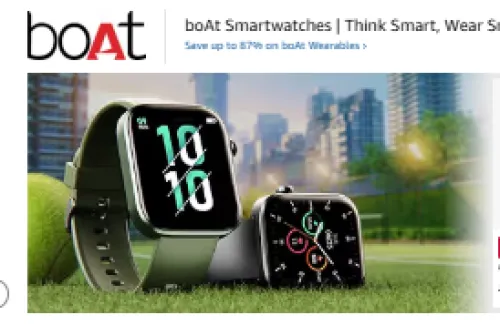 Image of boAt Smartwatch Minimum 85% Discount