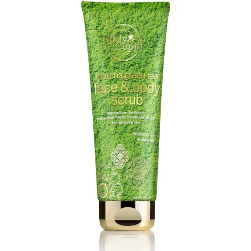 Image of Body Cupid Matcha Green Tea Face and Body Scrub, 200ml