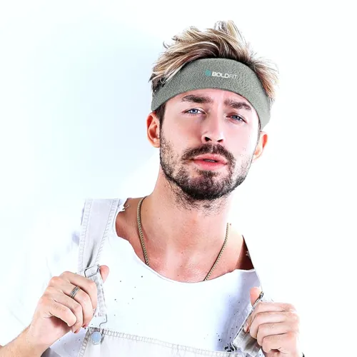 Image of Boldfit Non-Slip Breathable Gym Headband