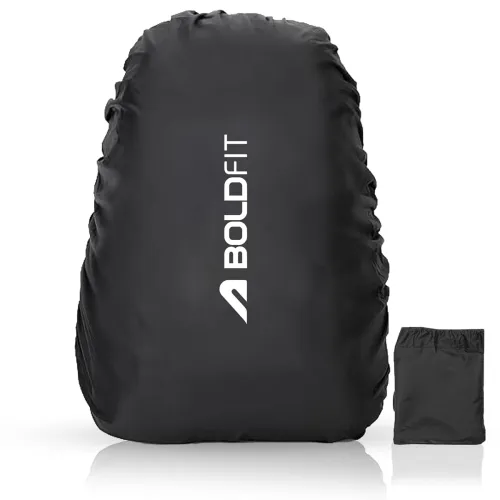 Image of Boldfit rain cover for backpacks up to 45 L