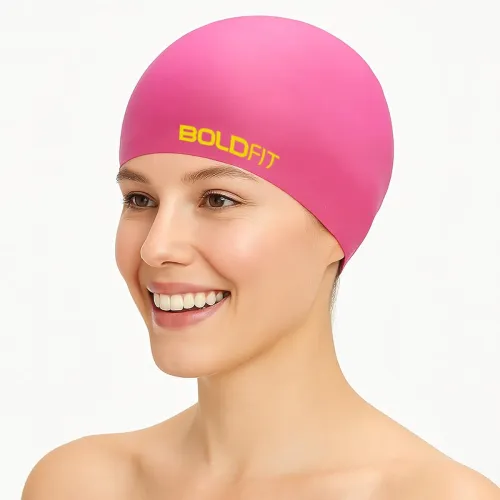 Image of Boldfit Swimming Cap for Men & Women