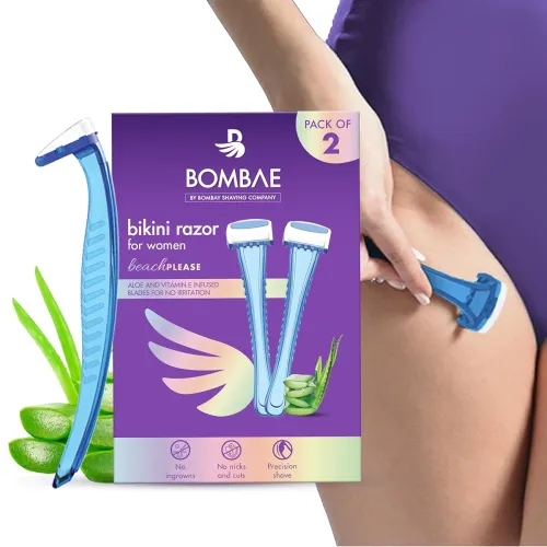 Image of Bombae bikini razor for women Pack of 2