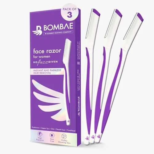 Image of Bombae Reusable Face Razor For Women Facial Hair - 3