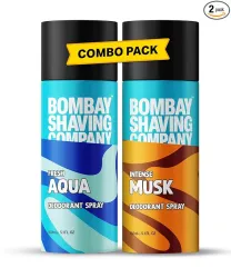 Bombay Shaving Company Deodorant Aerosol Combo -150Ml X 2