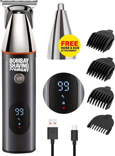 Image of BOMBAY SHAVING COMPANY Multigroomer Kit | Trimmer for Men Fully Waterproof Trimmer 90 min