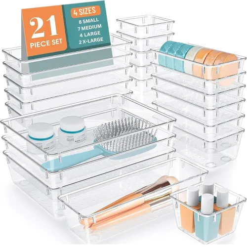 Image of Boniry 21 Pcs Drawer Storage Organizer