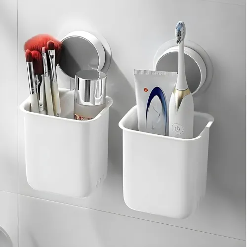 Image of Boniry Plastic Toothbrush Holders 2 Pcs