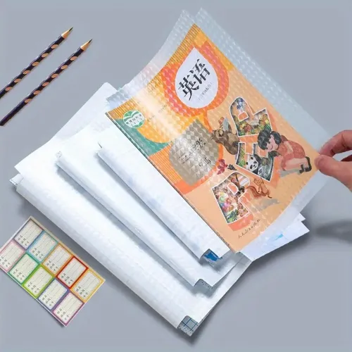 Image of BONZELLA Transparent Paper Sticker Book Cover