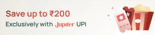 Image of BookMyShow: Save up to ₹100 with Jupiter UPI