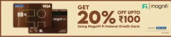 BookMyShow Offer: Save 20% off up to ₹100 using magnifi Fi Federal Credit Card