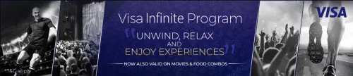 Image of BookMyShow Offer: Get 50% Off on Movies & Combos with Visa Infinite Cards