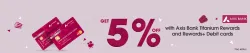 BookMyShow Offer : Save 5% Off on Movie Tickets with Axis Titanium Rewards and Rewards+ Debit Card