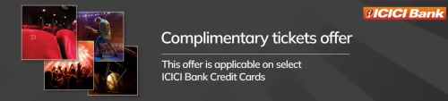 Image of BookMyShow Offer: Get Complimentary Tickets with your ICICI Bank Credit Card