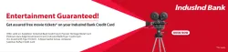 BookMyShow Offer: IndusInd Bank Credit Card Assured Movie Ticket Offer