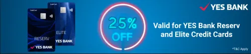 Image of BookMyShow Offers : Get 25% discount upto ₹250 using YES BANK Credit Cards