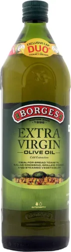 Image of BORGES Extra Virgin Olive Oil Glass Bottle (1 L)