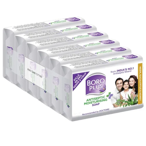 Image of Boroplus Antiseptic Moisturising Soap 125G (Pack Of 6)