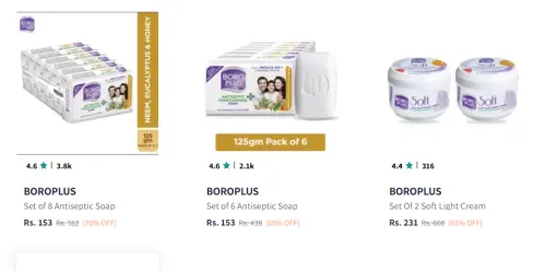Image of BOROPLUS Beauty Product Minimum 60% Discount