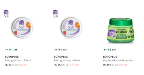 Image of Boroplus Beauty Products Upto 67% Discount