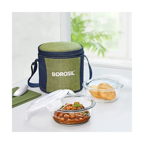 Image of Borosil Ace Series Lunchbox with Bag 800ml