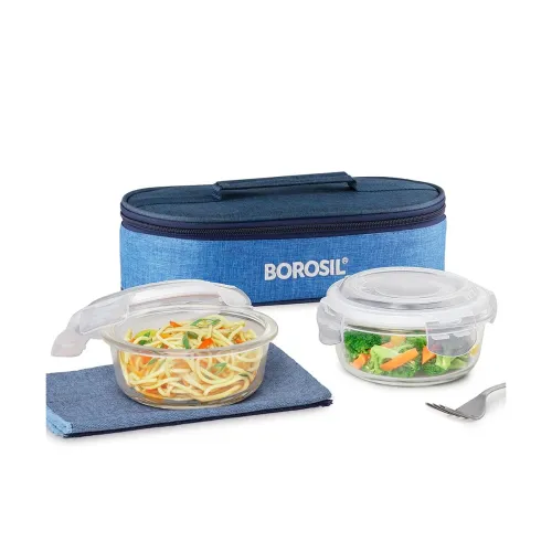 Image of Borosil Prime Lunchbox with Bag 
